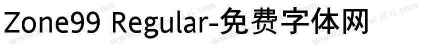 Zone99 Regular字体转换